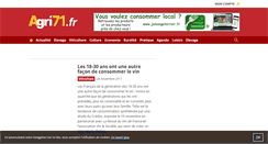 Desktop Screenshot of agri71.fr