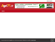 Tablet Screenshot of agri71.fr